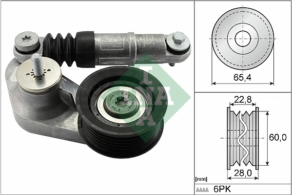 Belt Tensioner, V-ribbed belt